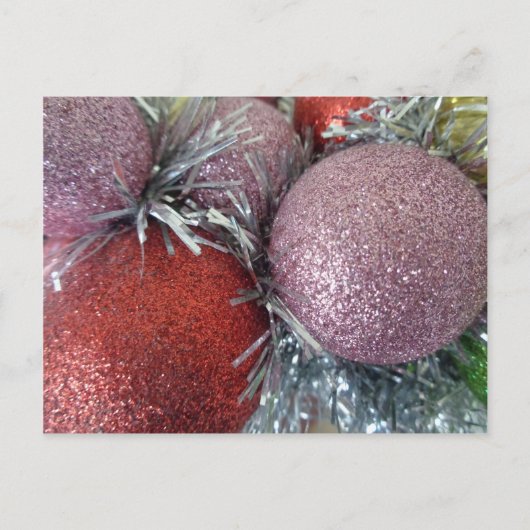 クリスマスボール シーズンポストカード (正面)