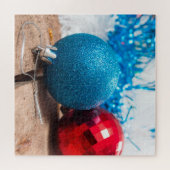 クリスマスボール ジグソーパズル (横)