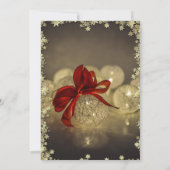 クリスマスボール、ストリングライトクリスマスカンパニー 招待状 (裏面)