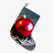 クリスマスボール スモールクリスマスストッキング (正面 (吊り時))