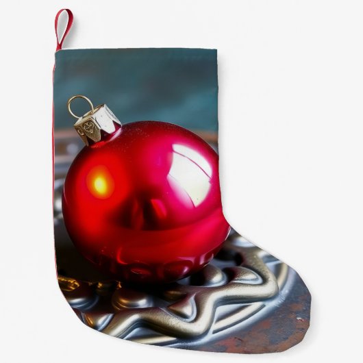 クリスマスボール スモールクリスマスストッキング (正面)