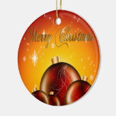 クリスマスボール セラミックオーナメント (左)