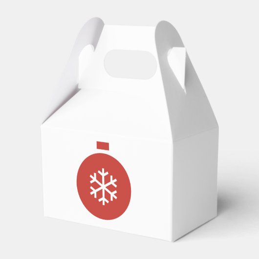 クリスマスボール フェイバーボックス (正面サイド)