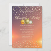 クリスマスボール、ライトカンパニークリスマスパーティー 招待状 (正面)