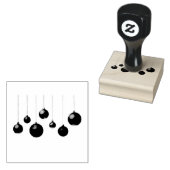 クリスマスボール ラバースタンプ (押印)