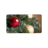 クリスマスボール ラベル (正面)