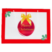 クリスマスボール ラージペーパーバッグ (裏面)