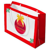 クリスマスボール ラージペーパーバッグ (裏面アングル)