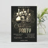 クリスマスボール、花火ブラッククリスマスカンパニー 招待状 (スタンド正面)