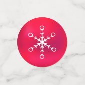 クリスマスボール、鳥と可愛い小妖精や小人 コンフェッティ (スモール正面)