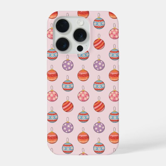 クリスマスボール iPhoneケース (裏面)