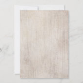 クリスマスボ素朴ーホウィンターウェディング招待状 招待状 (裏面)