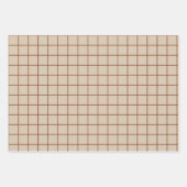 クリスマスボ素朴ーホパターンギフトラップ ラッピングペーパーシート (正面2)