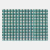 クリスマスボ素朴ーホパターンギフトラップ ラッピングペーパーシート (正面3)