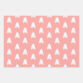 クリスマスボ素朴ーホパターンギフトラップ ラッピングペーパーシート (正面2)