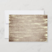 クリスマスボ素朴ーホフローラブルゴーニュ金ゴールドバーラップ 出欠カード (裏面)