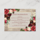 クリスマスボ素朴ーホブルガンディゲスト情報 エンクロージャーカード (正面)