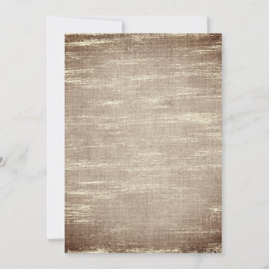 クリスマスボ素朴ーホブルゴーニュ金ゴールドベビーシャワー 招待状 (裏面)