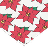 クリスマスポインセチアのテーブルランナー ショートテーブルランナー (コーナー)