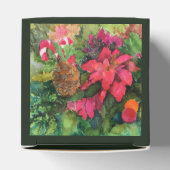 クリスマスポインセチアオリジナルウォーター絵を描カラー フェイバーボックス (上部)