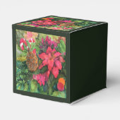 クリスマスポインセチアオリジナルウォーター絵を描カラー フェイバーボックス (裏面サイド)