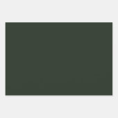 クリスマスポインセチアオリジナルウォーター絵を描カラー ラッピングペーパーシート (正面3)