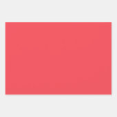 クリスマスポインセチアオリジナルウォーター絵を描カラー ラッピングペーパーシート (正面2)