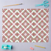 クリスマスポインセチアティッシュペーパー 薄葉紙 (クラフト)