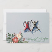 クリスマスポインセチアフェスティバル写真Photo Happiest シーズンカード (正面)