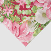 クリスマスポインセチアフローラホリデイ 薄葉紙 (詳細)