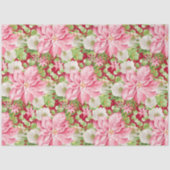 クリスマスポインセチアフローラホリデイ 薄葉紙 (正面)