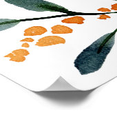 クリスマスポインセチアフローラ会社ホリデーパーティー ポスター (角)