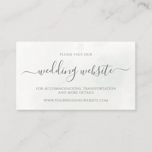 クリスマスポインセチア冬の結婚緑 エンクロージャーカード (正面)