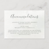 クリスマスポインセチア冬の結婚緑 エンクロージャーカード (正面)