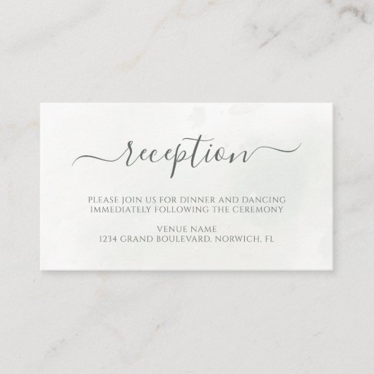 クリスマスポインセチア冬の結婚緑 エンクロージャーカード (正面)