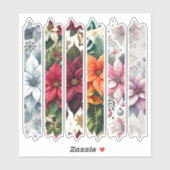 クリスマスポインセチア和紙テーププランナーシール シール (シート)