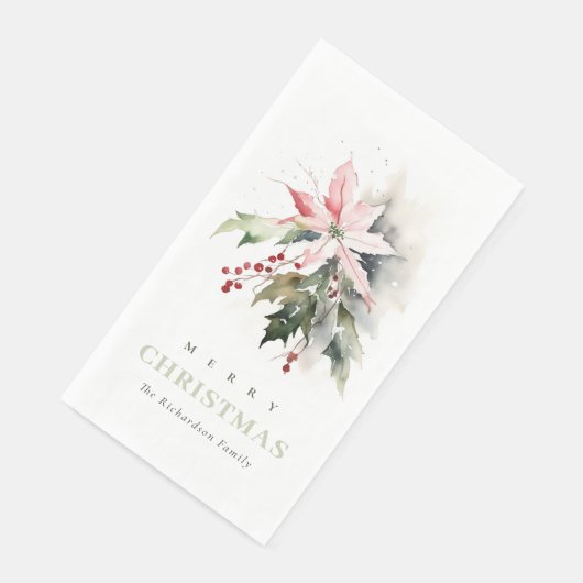 クリスマスポインセチア果実の葉の水色 (コーナー)