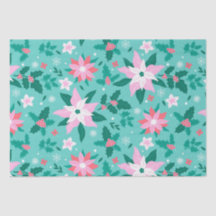 クリスマスポインセチア模様