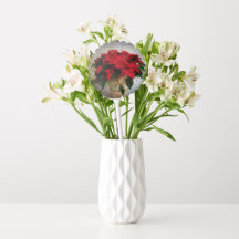 クリスマスポインセチア気球