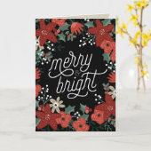 クリスマスポインセチア葉折りカード カード (黄色い花)