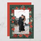 クリスマスポインセチア葉 (正面/裏面)