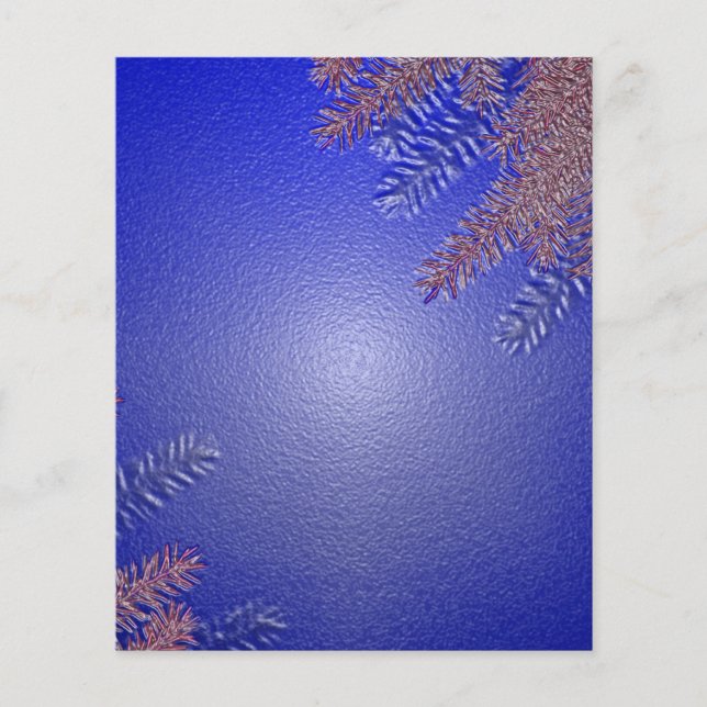 クリスマスポインセチア青II (正面)