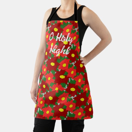 クリスマスポインセチア エプロン (インサイチュ)