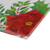 クリスマスポインセチア カッティングボード (角)