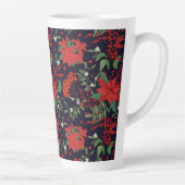 クリスマスポインセチア カフェラテマグ (右)