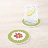 クリスマスポインセチア・コースター コースター (側面)