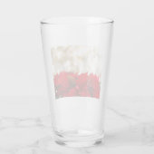 クリスマスポインセチア タンブラーグラス (裏面)