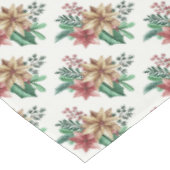 クリスマスポインセチア テーブルクロス (アングル)