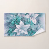 クリスマスポインセチア バスタオルセット (ハンドタオル)