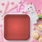 クリスマスポインセチア ペーパープレート (パーティー)